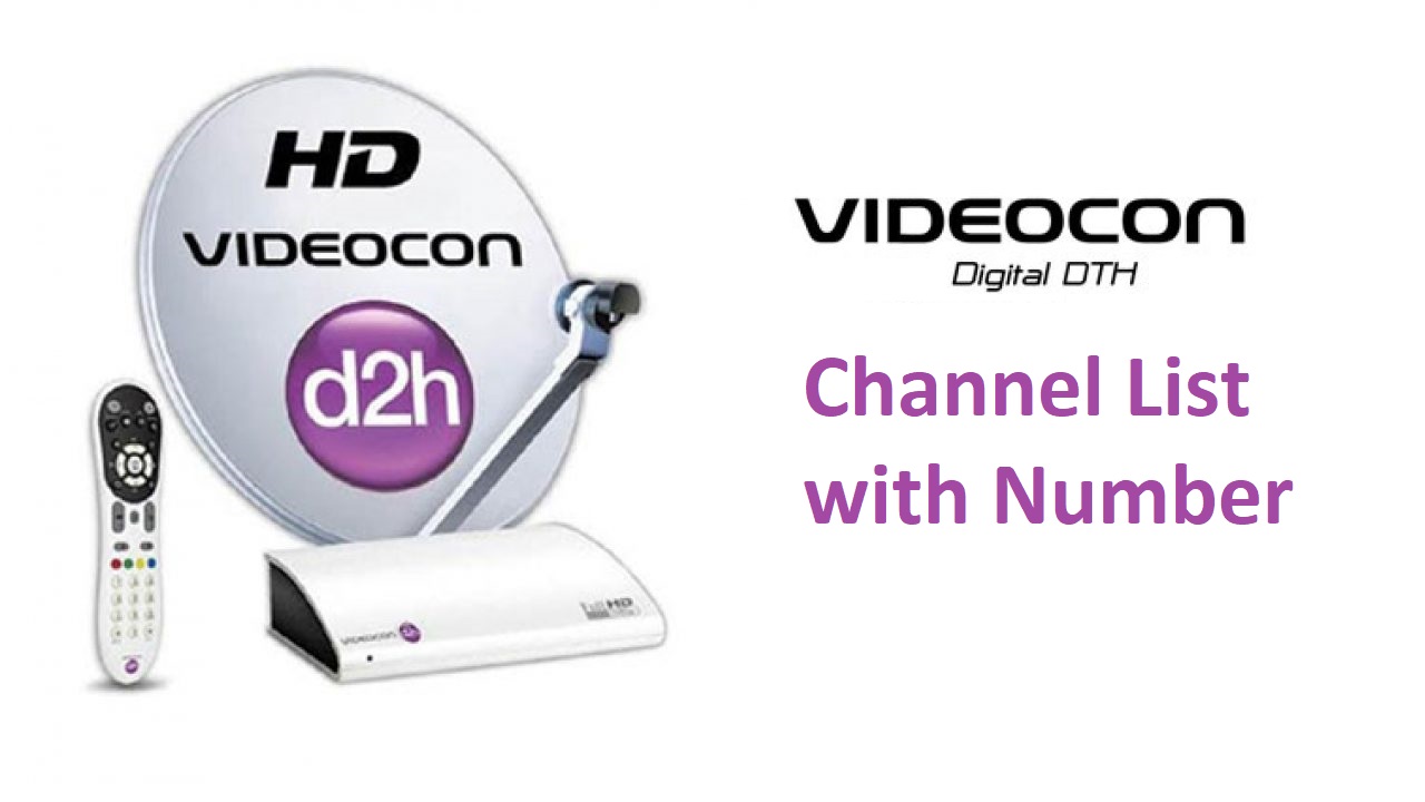 Videocon d2h Channel List with Number [Updated 2023] - Guru On Time
