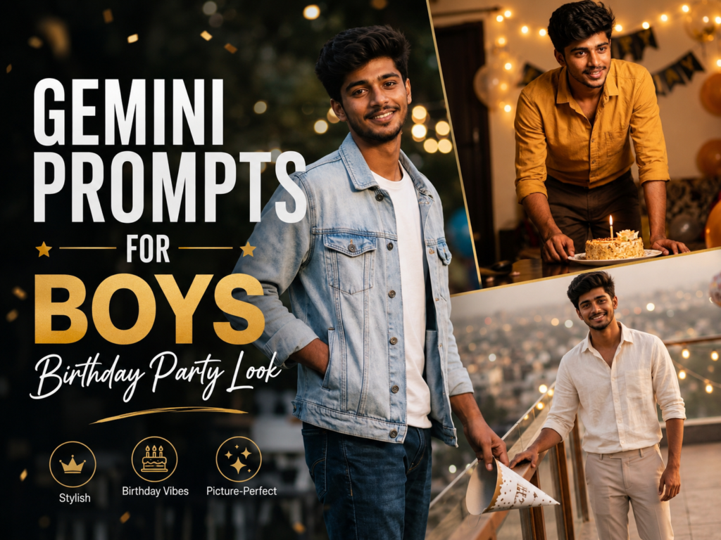 5 Best Gemini Prompts for Boys Birthday Party Look 2026 gemini prompts for boys birthday party look